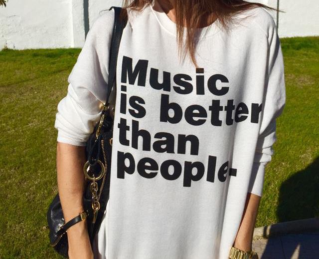 MUSIC IS BETTER THAN PEOPLE